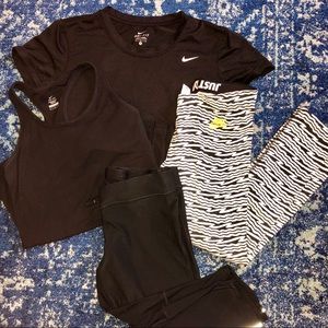Nike set - 2 tops and 2 leggings